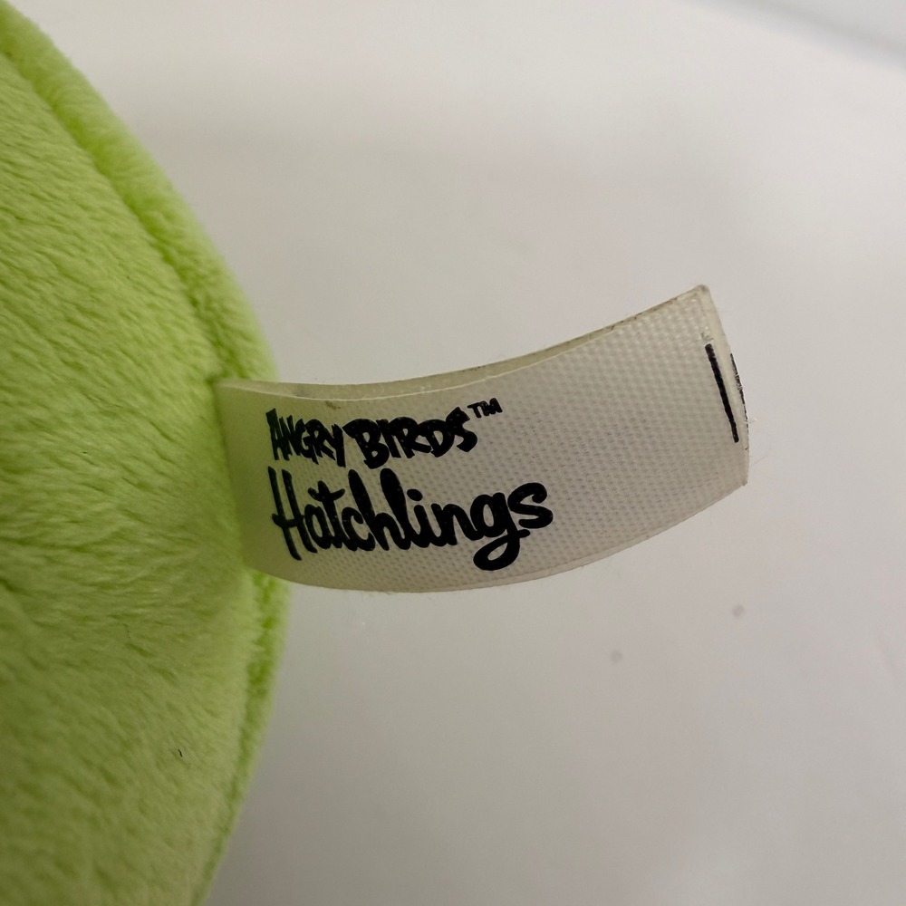 Angry Birds Hatchlings Plush Rovio 2018 8in Green Bird Excellent Stuffed Toy - Picture 3 of 7